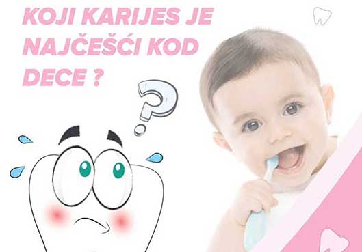 Koji je najčešći karijes kod dece?