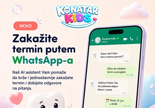 Zakazivanje termina – WhatsApp
