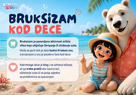 Bruksizam kod dece